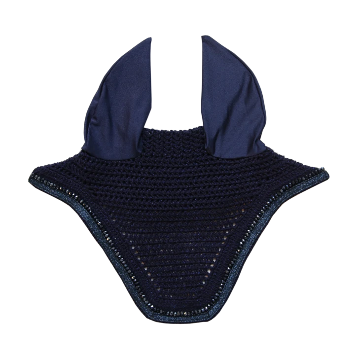 Kentucky Glitter Band Wellington Ear Bonnet Dark Navy 3 Kentucky Glitter Band Wellington Ear Bonnet Dark Navy