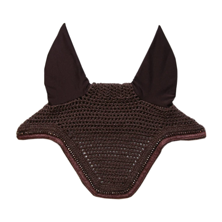 Kentucky Glitter Band Wellington Ear Bonnet Brown 3 Kentucky Glitter Band Wellington Ear Bonnet Brown