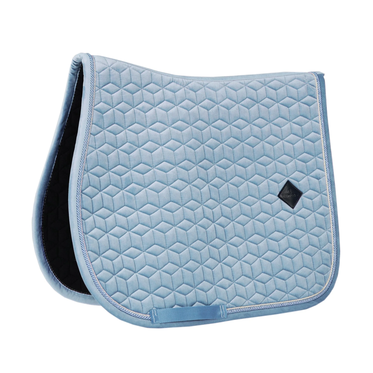 Kentucky Velvet Jump Saddle Pad Light Blue 3 Kentucky Velvet Jump Saddle Pad Light Blue