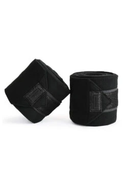 Equestrian Stockholm Bandages All Black Glimmer