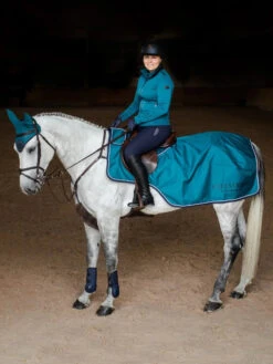 Equestrian Stockholm Exercise Rug Aurora Blues -Equestrian Supply Store aurora blues exercise rug landtacke trainingsdecke training deken hov