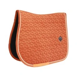Kentucky Velvet Jump Saddle Pad Orange