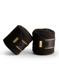 Equestrian Stockholm Bandages Black Gold 8 Equestrian Stockholm Bandages Black Gold -Equestrian Supply Store bandages black gold webb