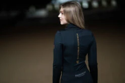 Equestrian Stockholm Vision Base Layer Black Gold -Equestrian Supply Store black gold riding top ridtopp oben reiten top rijden on1