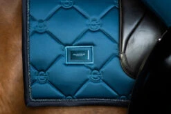 Equestrian Stockholm Dressage Saddle Pad Blue Meadow 13 Equestrian Stockholm Dressage Saddle Pad Blue Meadow -Equestrian Supply Store blue m3 2