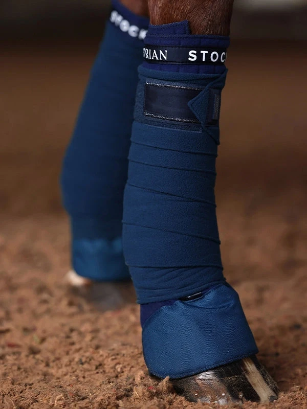 Equestrian Stockholm Bandage Pads Blue Meadow 4 Equestrian Stockholm Bandage Pads Blue Meadow - Image 2