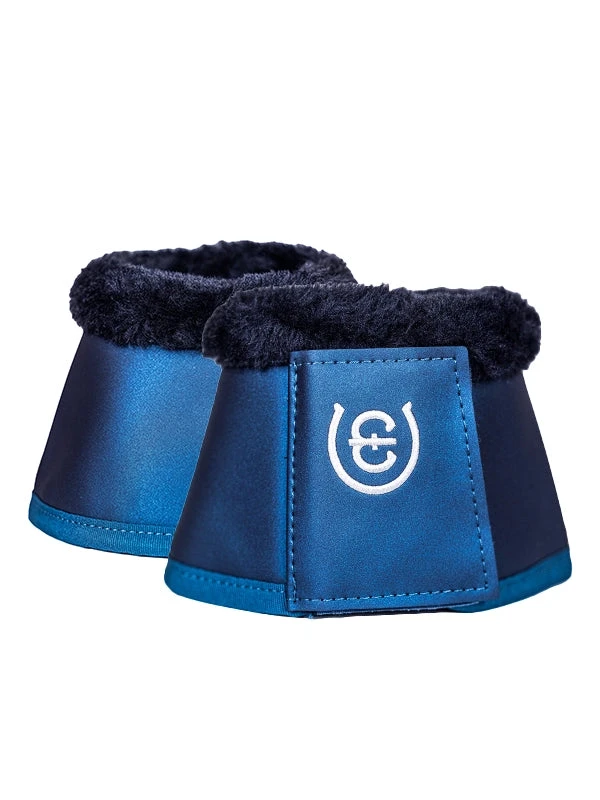 Equestrian Stockholm Fleece Bell Boots Blue Meadow 3 Equestrian Stockholm Fleece Bell Boots Blue Meadow