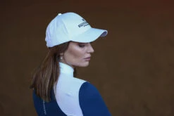 Equestrian Stockholm Cap White Blue Meadow -Equestrian Supply Store blue meadow cap keps kappe on2 1