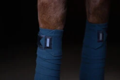 Equestrian Stockholm Bandages Blue Meadow -Equestrian Supply Store blue meadow fleece bandages benlindor bandagen bandages on1