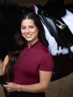 Equestrian Stockholm Ultra Thin Lightness Base Layer Bordeaux 11 Equestrian Stockholm Ultra Thin Lightness Base Layer Bordeaux -Equestrian Supply Store bordeaux riding top ridtopp oben reiten top rijden on3