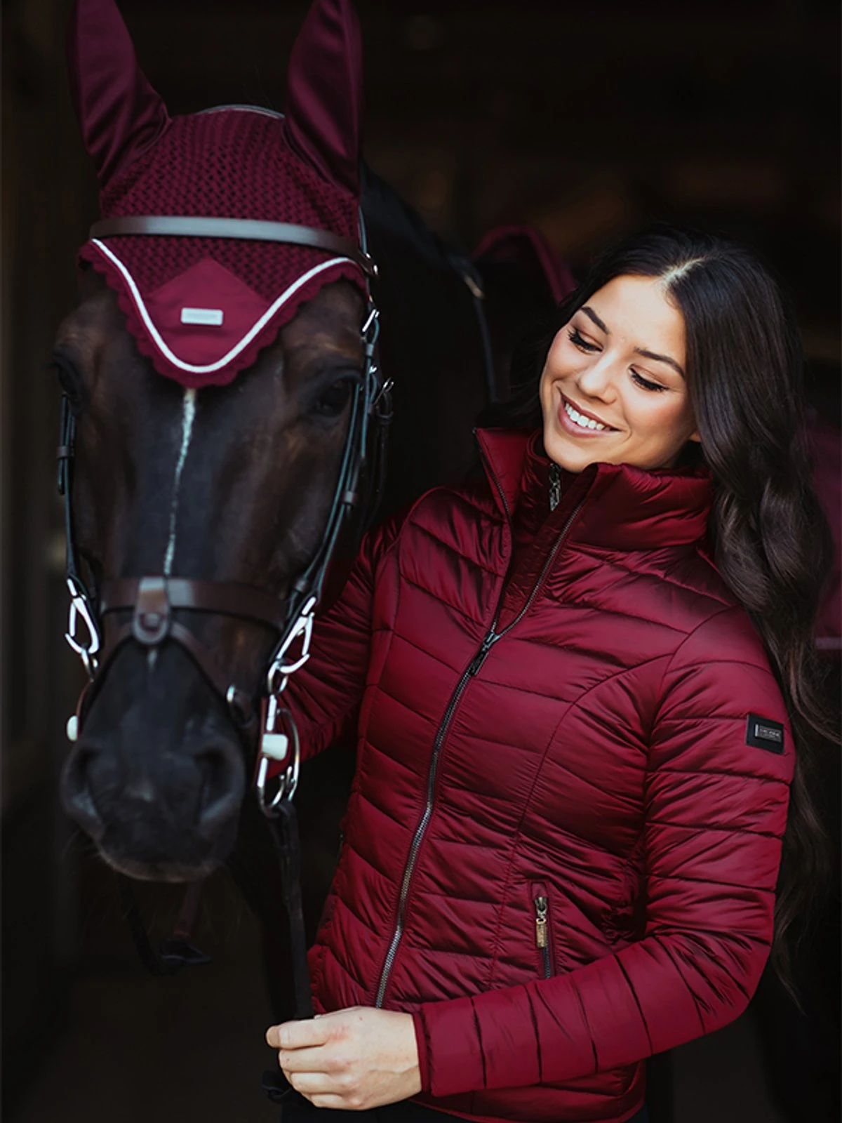Equestrian Stockholm Light Weight Jacket Bordeaux 4 Equestrian Stockholm Light Weight Jacket Bordeaux - Image 2