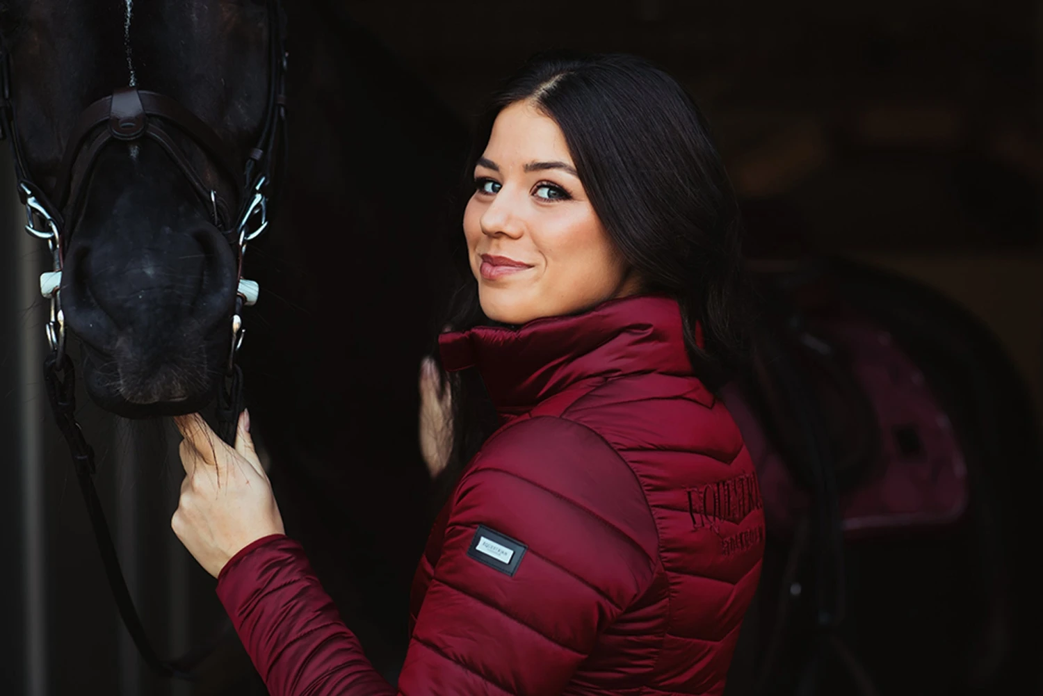Equestrian Stockholm Light Weight Jacket Bordeaux 5 Equestrian Stockholm Light Weight Jacket Bordeaux - Image 3
