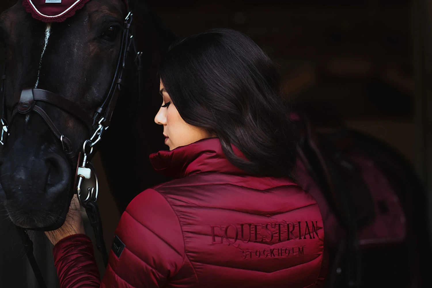 Equestrian Stockholm Light Weight Jacket Bordeaux 7 Equestrian Stockholm Light Weight Jacket Bordeaux - Image 5