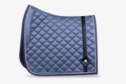 PS Of Sweden Diamond Bow Dressage Saddle Pad Dim Blue