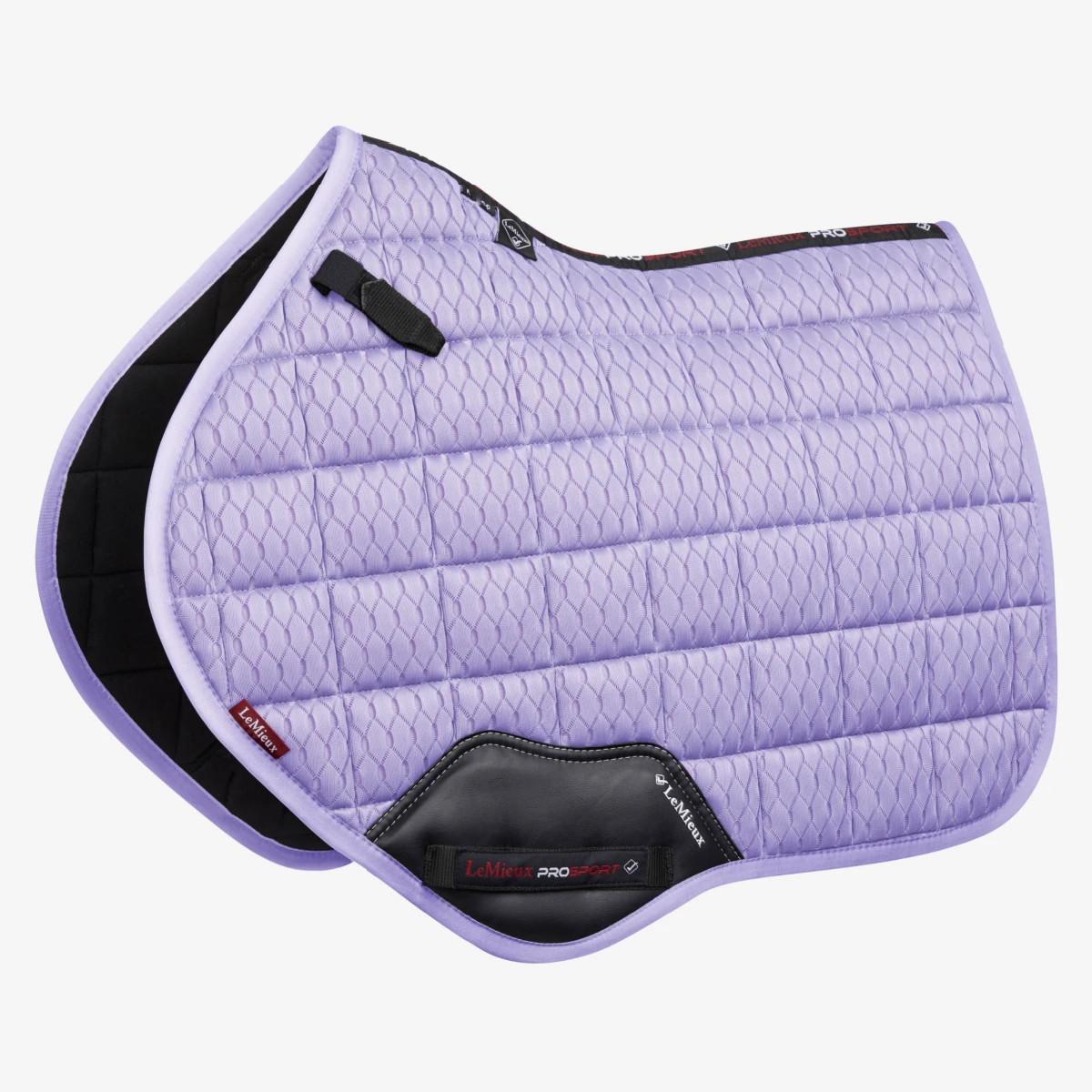 LeMieux Carbon Mesh Jump Saddle Pad Wisteria 3 LeMieux Carbon Mesh Jump Saddle Pad Wisteria