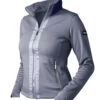 Equestrian Stockholm Fleece Jacket Crystal Grey 1 Equestrian Stockholm Fleece Jacket Crystal Grey -Equestrian Supply Store crystal grey fleece jacket