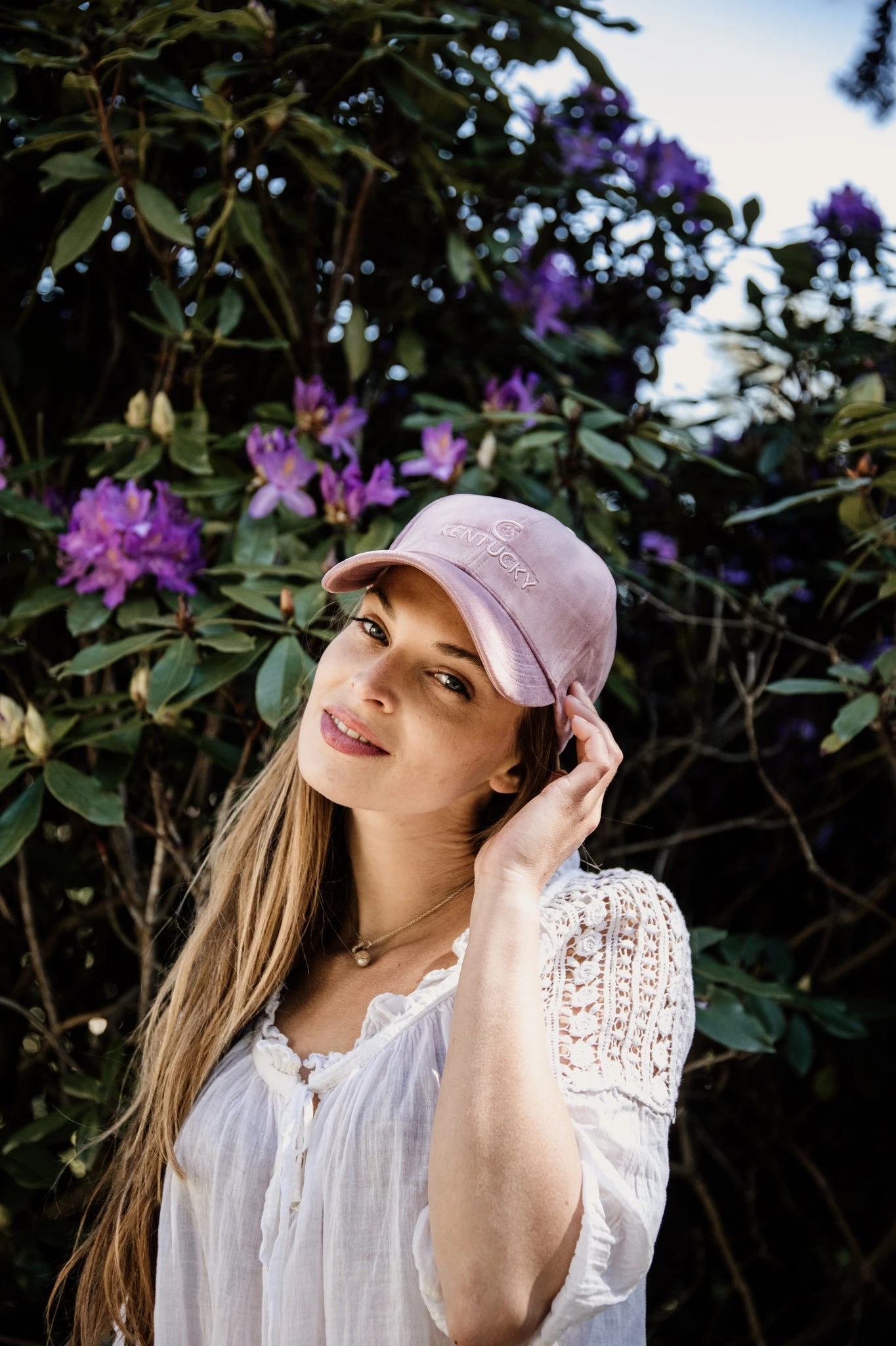 Kentucky Velvet Cap Old Rose 4 Kentucky Velvet Cap Old Rose - Image 2