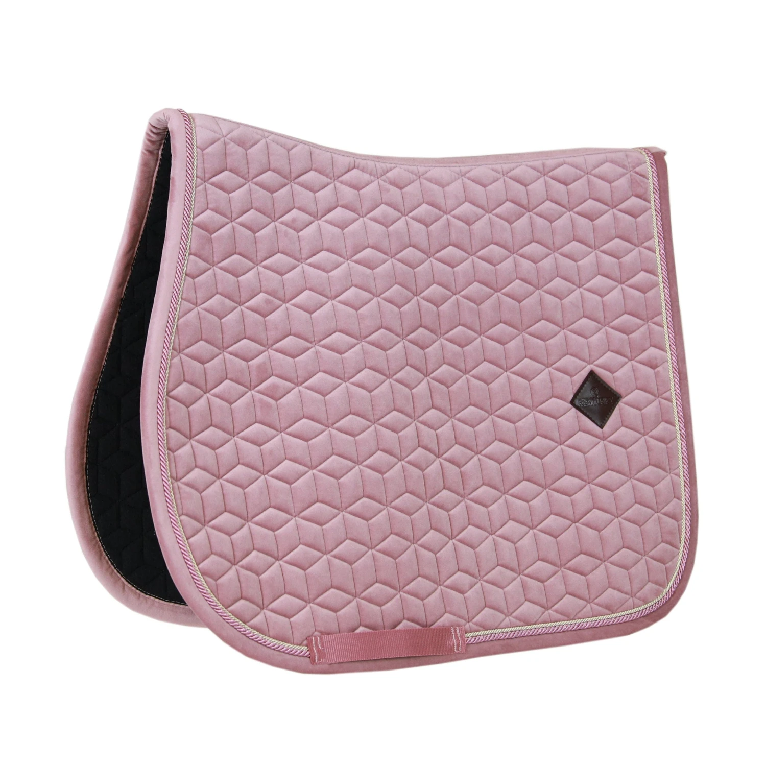 Kentucky Velvet Jump Saddle Pad Old Rose 3 Kentucky Velvet Jump Saddle Pad Old Rose