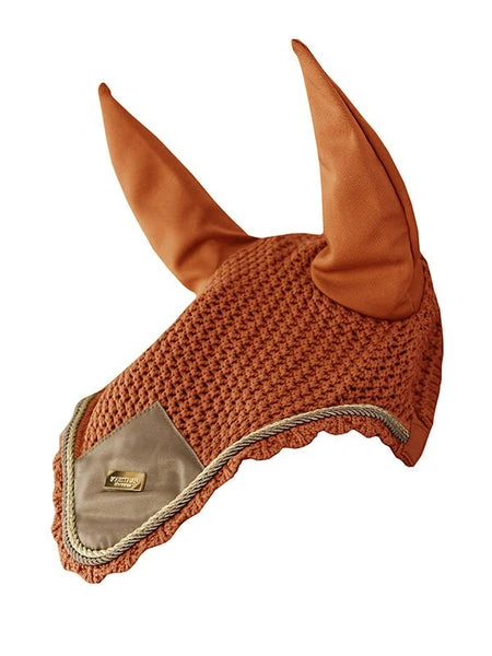 Equestrian Stockholm Ear Bonnet Bronze Gold 3 Equestrian Stockholm Ear Bonnet Bronze Gold