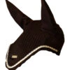 Equestrian Stockholm Ear Bonnet Golden Brown 2 Equestrian Stockholm Ear Bonnet Golden Brown -Equestrian Supply Store ear net golden brown 1 new