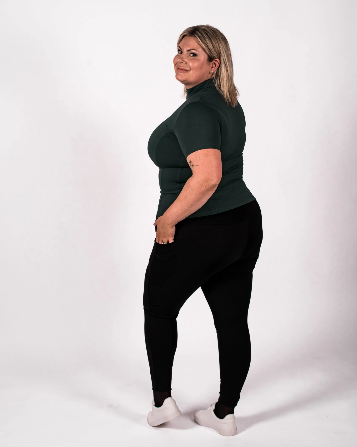 Fager Emma Short Sleeve Base Layer Green 5 Fager Emma Short Sleeve Base Layer Green - Image 3