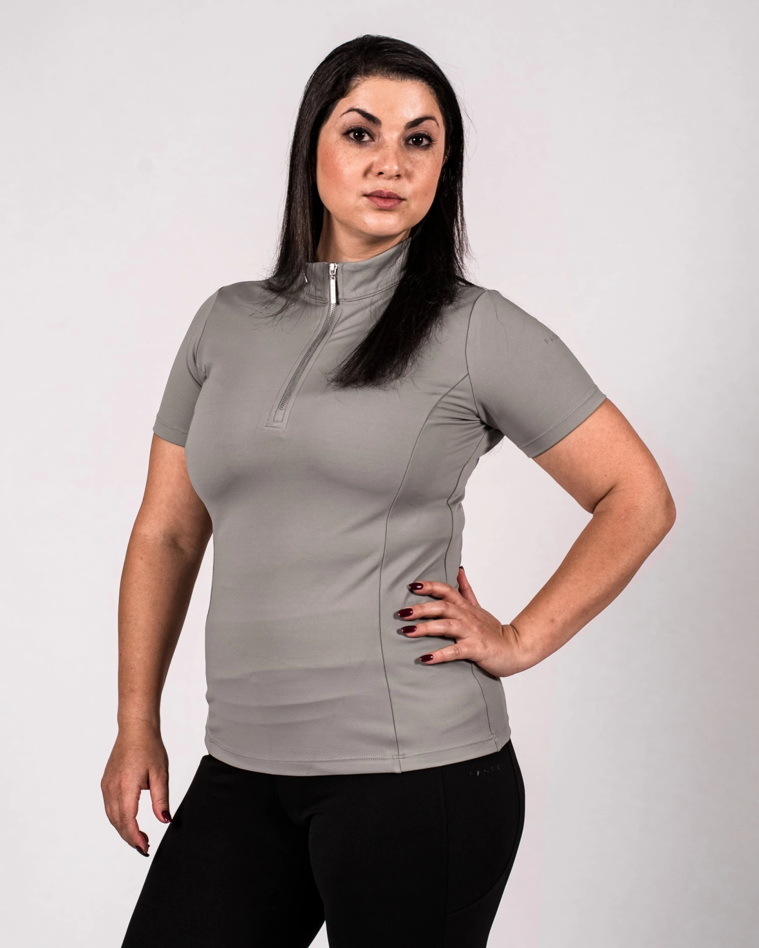 Fager Emma Short Sleeve Base Layer Grey 4 Fager Emma Short Sleeve Base Layer Grey - Image 2