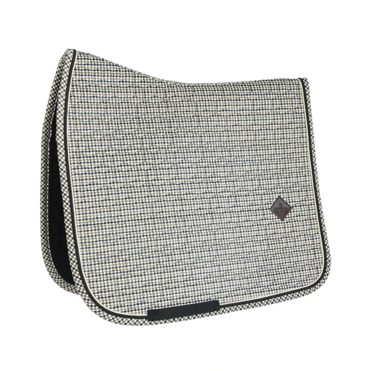 Kentucky Pied-de-Poule Dressage Saddle Pad Brown 3 Kentucky Pied-de-Poule Dressage Saddle Pad Brown