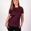 Fager Fia Short Sleeve T-shirt Burgundy 2 Fager Fia Short Sleeve T-shirt Burgundy -Equestrian Supply Store fia short burgundy