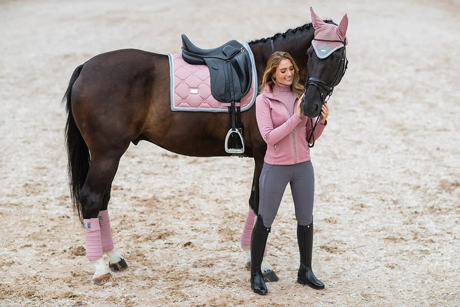 Equestrian Stockholm Fleece Jacket Pink 5 Equestrian Stockholm Fleece Jacket Pink - Image 3
