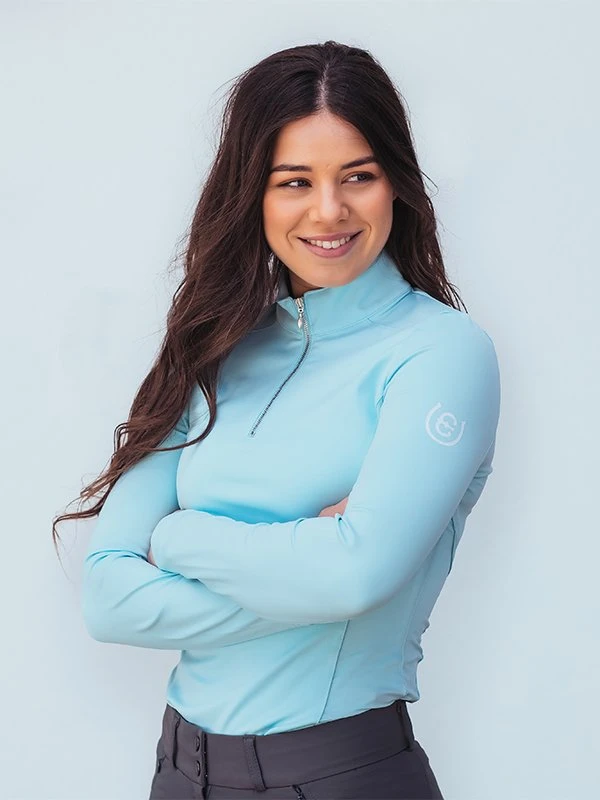 Equestrian Stockholm Vision Base Layer Ice Blue 4 Equestrian Stockholm Vision Base Layer Ice Blue - Image 2