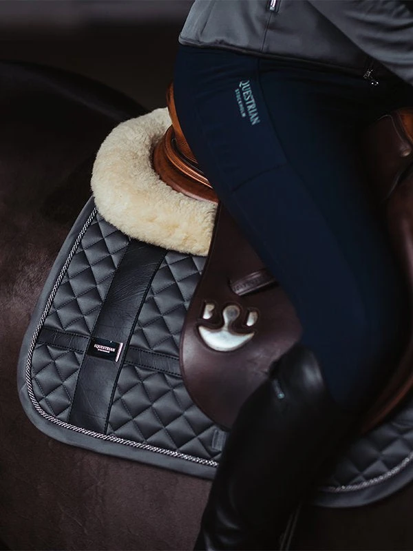 Equestrian Stockholm Jump Saddle Pad Silver Cloud No Boundaries 4 Equestrian Stockholm Jump Saddle Pad Silver Cloud No Boundaries - Image 2