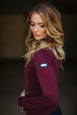 Equestrian Stockholm Fleece Jacket Merlot Crystal Gold 7 Equestrian Stockholm Fleece Jacket Merlot Crystal Gold -Equestrian Supply Store image a3afc34f efea 4a6f 8abe cf2de3cd8e0e