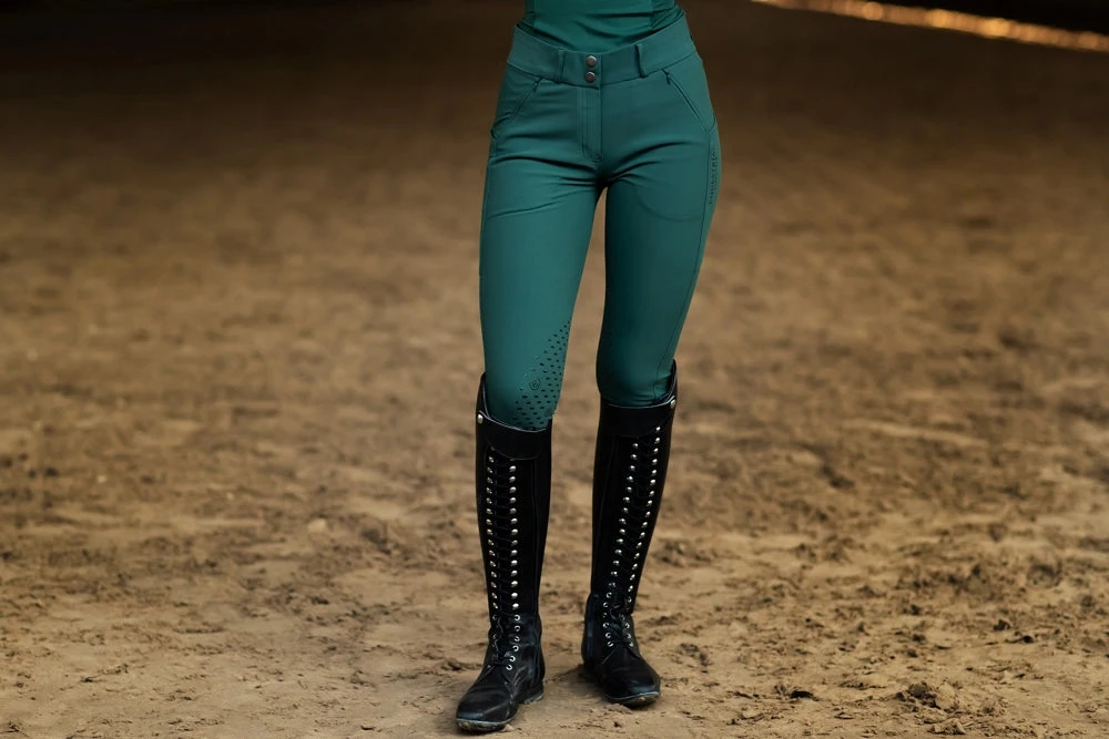 Equestrian Stockholm Elite Jump Breeches Sycamore Green 5 Equestrian Stockholm Elite Jump Breeches Sycamore Green - Image 3
