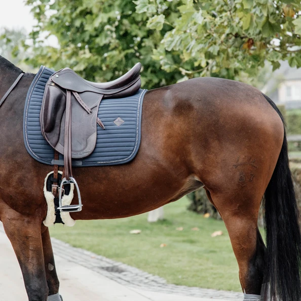Kentucky Pearls Dressage Saddle Pad Navy 4 Kentucky Pearls Dressage Saddle Pad Navy - Image 2