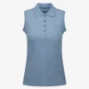 LeMieux Sleeveless Polo Shirt Denim -Equestrian Supply Store lemieux 13 40898125 59bf 42dc bf60 e6ed94604e99