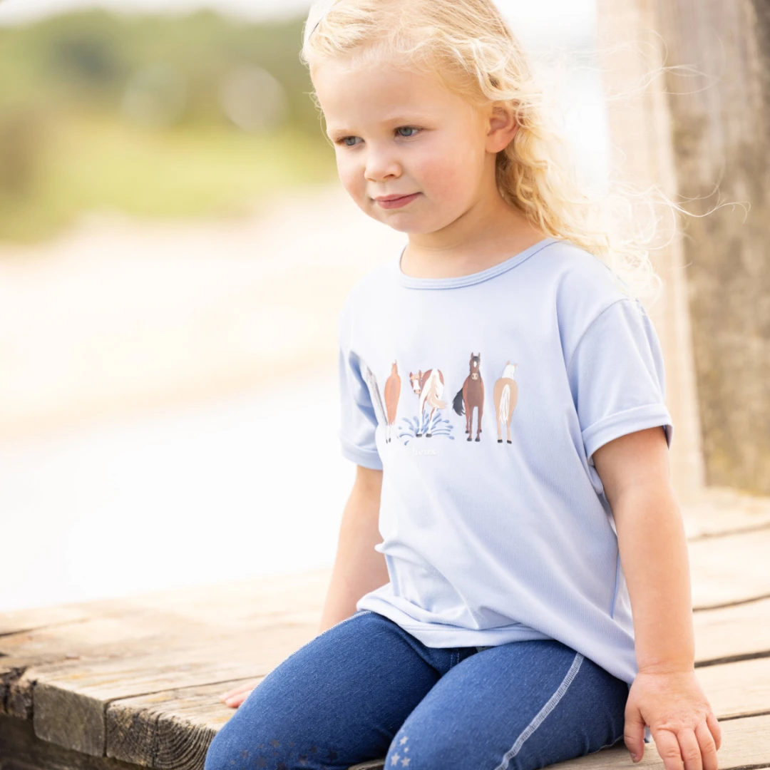 LeMieux Mini Puddle Pals T-Shirt Mist 4 LeMieux Mini Puddle Pals T-Shirt Mist - Image 2