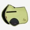 LeMieux Mini Jump Saddle Pad Kiwi -Equestrian Supply Store lm ss23 minicollection suedegp kiwi hr copy