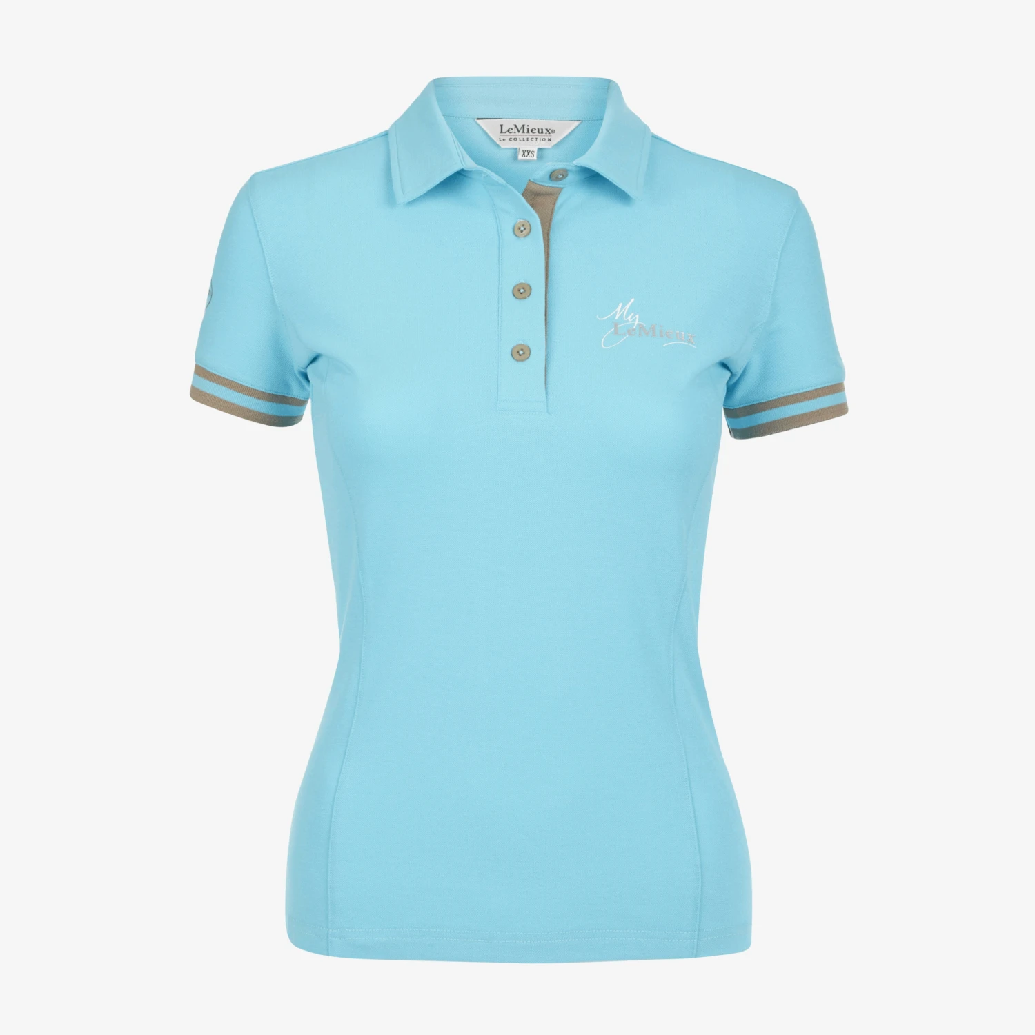 LeMieux Polo Shirt Azure 4 LeMieux Polo Shirt Azure - Image 2