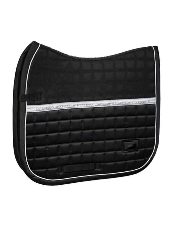 Equestrian Stockholm Dressage Saddle Pad Luminous Black 7 Equestrian Stockholm Dressage Saddle Pad Luminous Black - Image 5