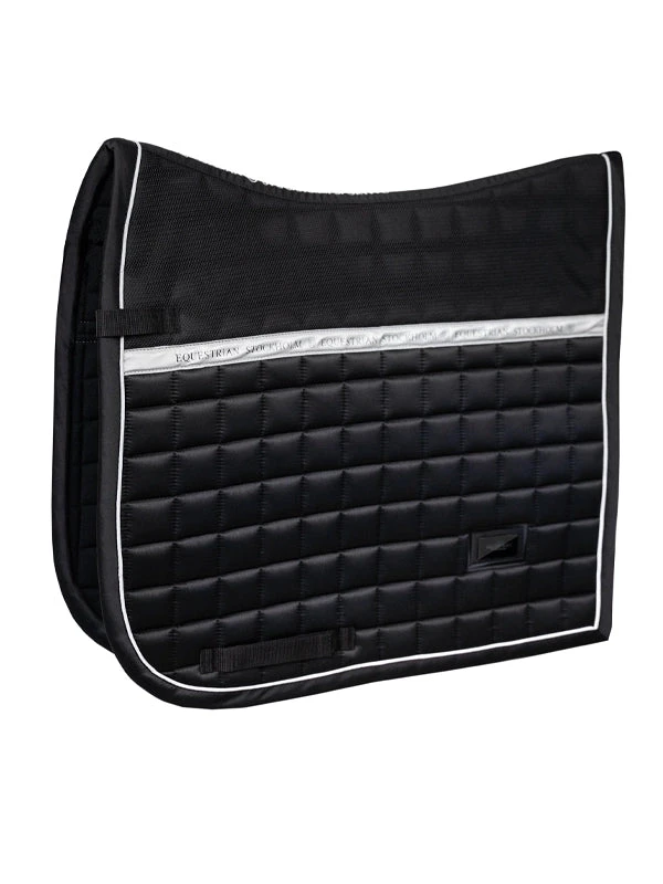 Equestrian Stockholm Dressage Saddle Pad Luminous Black 3 Equestrian Stockholm Dressage Saddle Pad Luminous Black