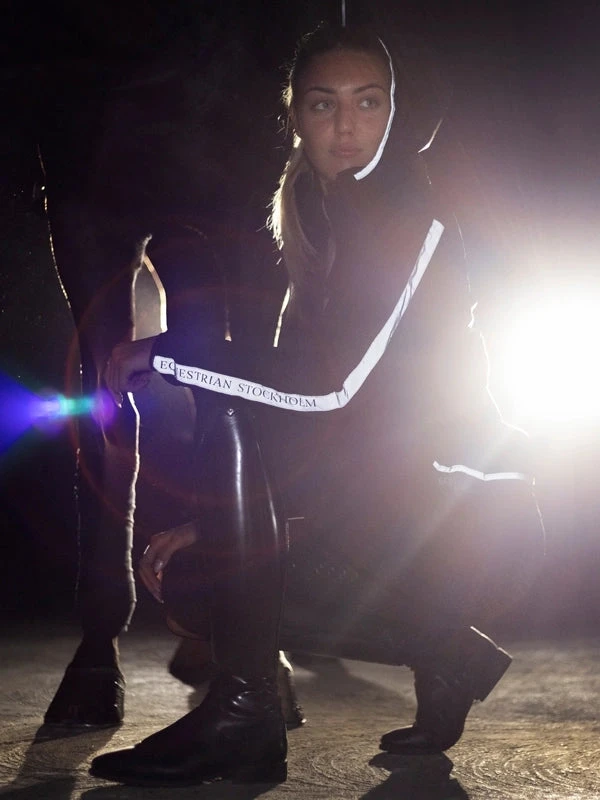 Equestrian Stockholm Reflective Jacket Luminous Black 6 Equestrian Stockholm Reflective Jacket Luminous Black - Image 4