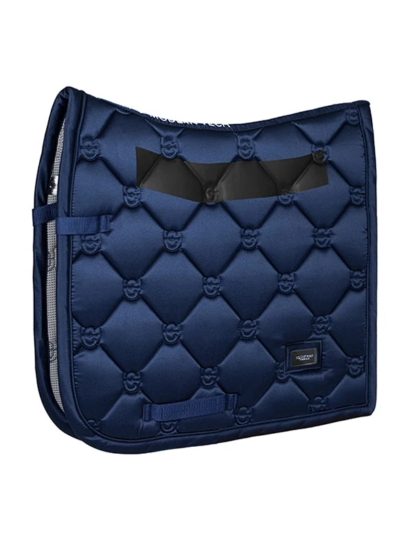 Equestrian Stockholm Dressage Saddle Pad Modern Tech Navy 3 Equestrian Stockholm Dressage Saddle Pad Modern Tech Navy