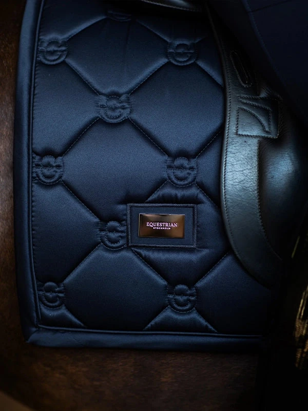 Equestrian Stockholm Dressage Saddle Pad Modern Tech Navy 4 Equestrian Stockholm Dressage Saddle Pad Modern Tech Navy - Image 2