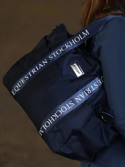 Equestrian Stockholm Performance Grooming Bag Navy -Equestrian Supply Store modern tech navy grooming bag ryktvaska on1