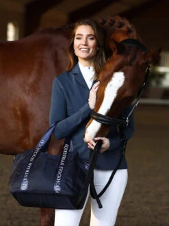 Equestrian Stockholm Performance Grooming Bag Navy -Equestrian Supply Store modern tech navy grooming bag ryktvaska on2