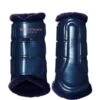Equestrian Stockholm Fleece Brushing Boots Monaco Blue -Equestrian Supply Store monaco blue brushing boots option 2 webb