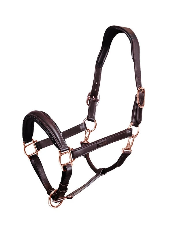 Equestrian Stockholm Anatomic Leather Halter Moonless Night 4 Equestrian Stockholm Anatomic Leather Halter Moonless Night - Image 2