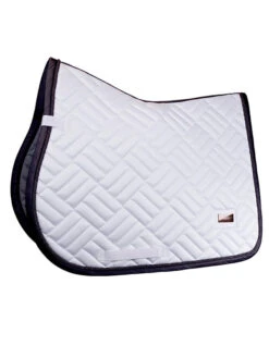 Equestrian Stockholm Modern Jump Saddle Pad White Moonless Night