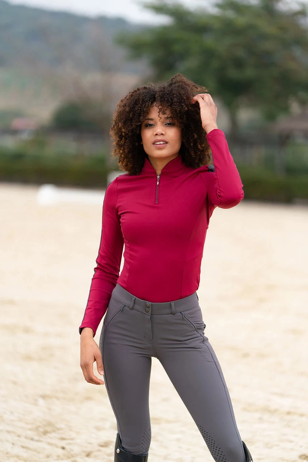 Equestrian Stockholm Power Base Layer Wild Rose 3 Equestrian Stockholm Power Base Layer Wild Rose
