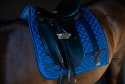 Equestrian Stockholm Dressage Saddle Pad Monaco Blue No Boundaries 11 Equestrian Stockholm Dressage Saddle Pad Monaco Blue No Boundaries -Equestrian Supply Store nb monaco blue dressyr full 5